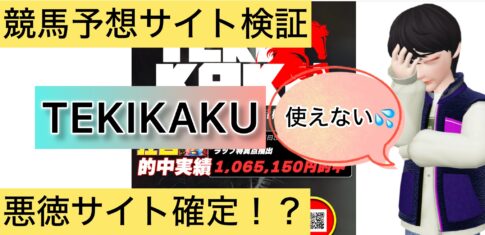TEKIKAKU,テキカク,,,,競馬,競馬予想,競馬予想サイト,競馬投資,競馬投資家,詐欺,口コミ,当たる,当たらない,稼げる,稼げない,検証,